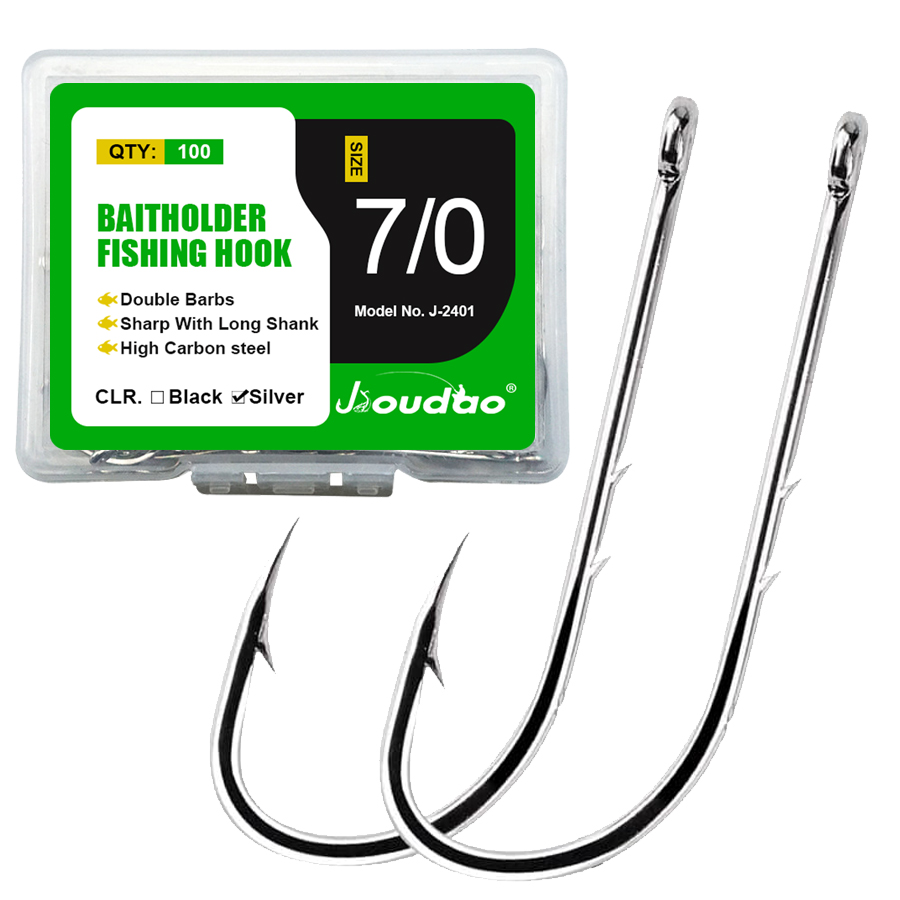 Fishing Hooks 100Pcs Baitholde - огляд і ціна Fishing Hook Offset