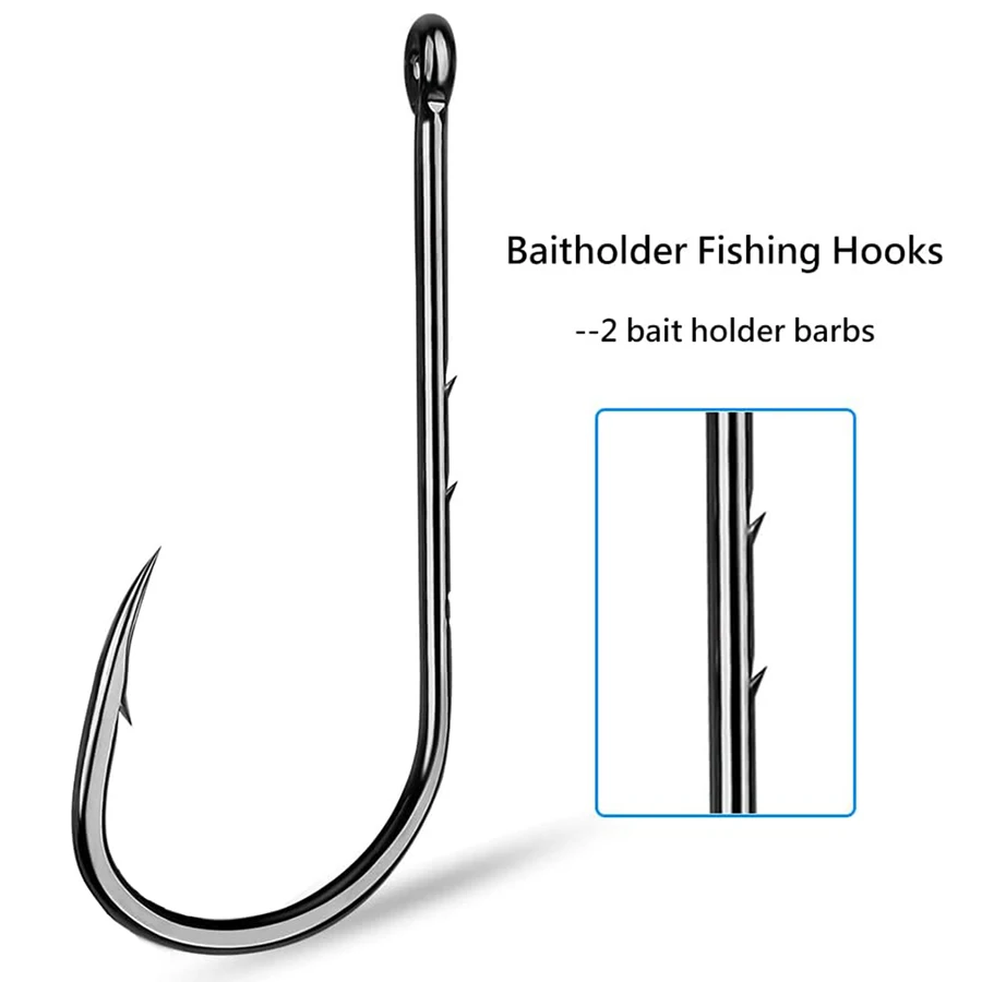 Fishing Hooks 100Pcs Baitholde - огляд і ціна Fishing Hook Offset