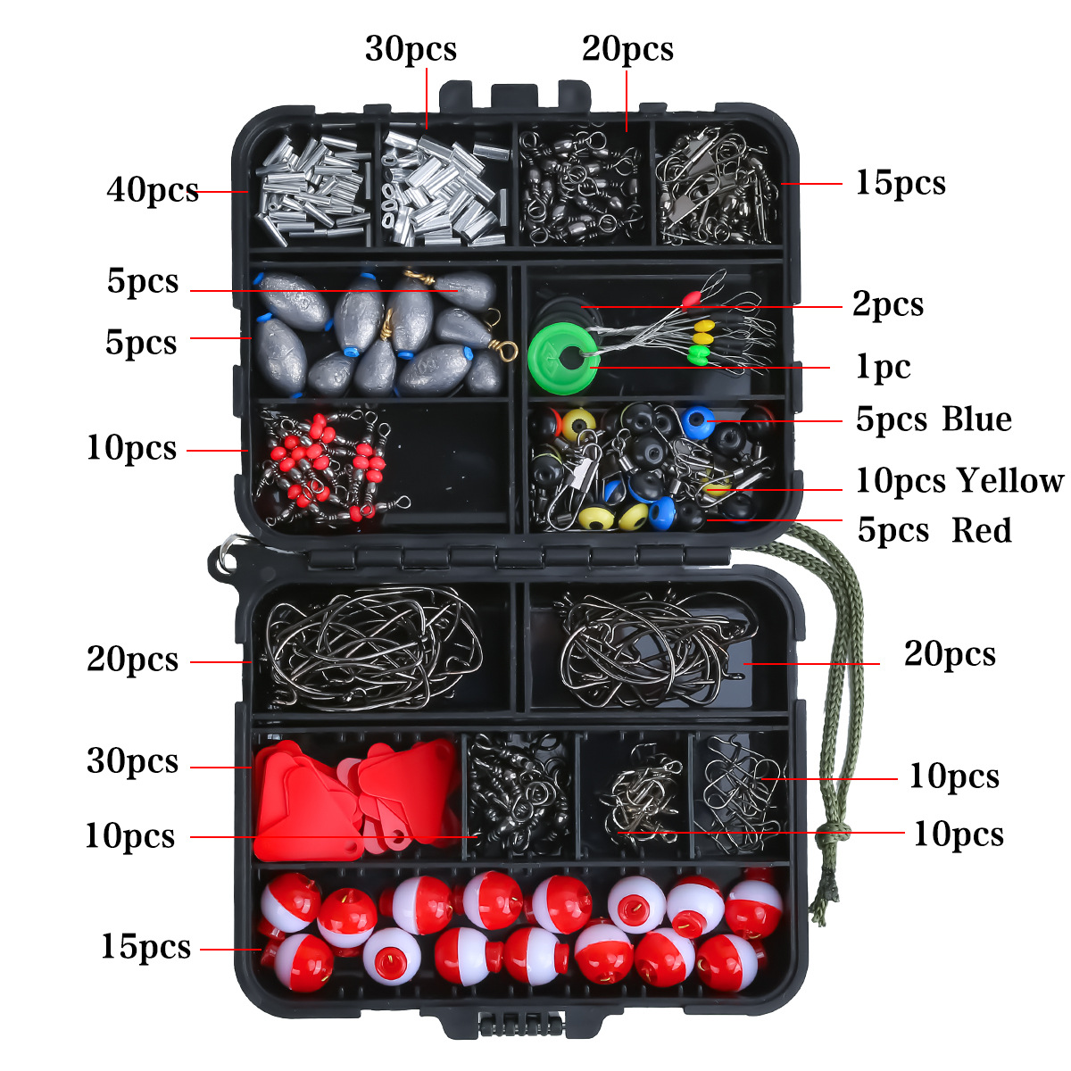 263Pcs Fishing Accessories Kit - огляд і ціна Fishing Hook Box