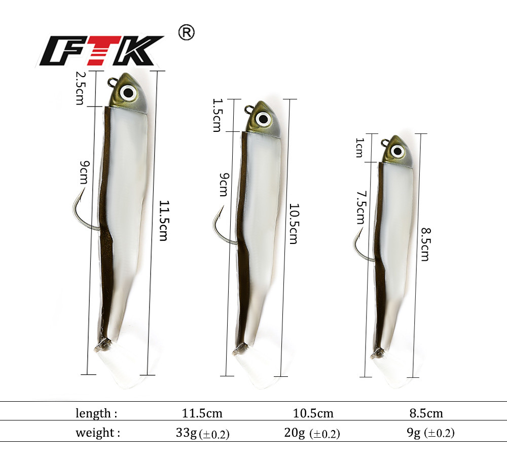FTK 2pcs/lot 5g 12g 25g Crank  - огляд і ціна Fishing Hook Assortment