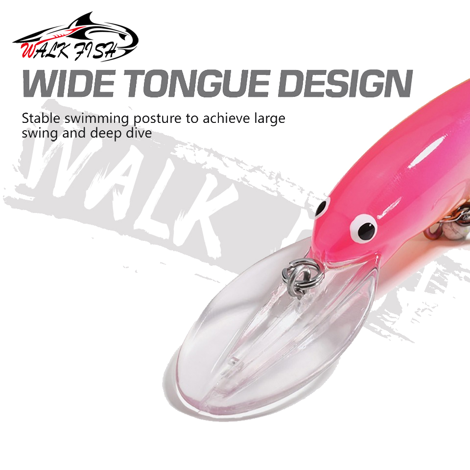 WALK FISH 12g 20g Floating Big - огляд і ціна Fishing Hook Size