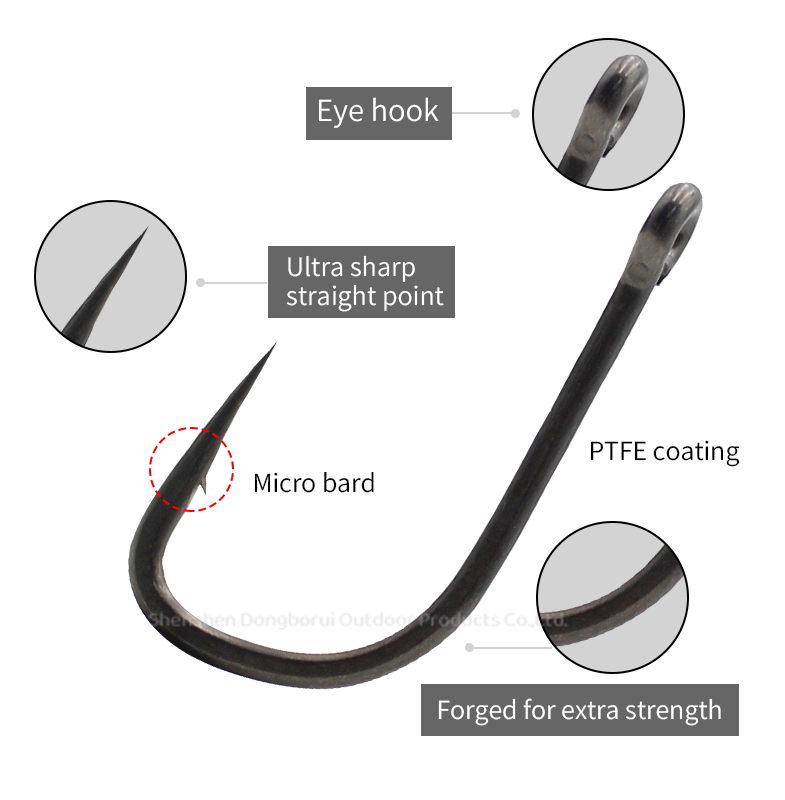 10pcs Carp Fishing Hook Straig - огляд і ціна Fishing Hook Assortment