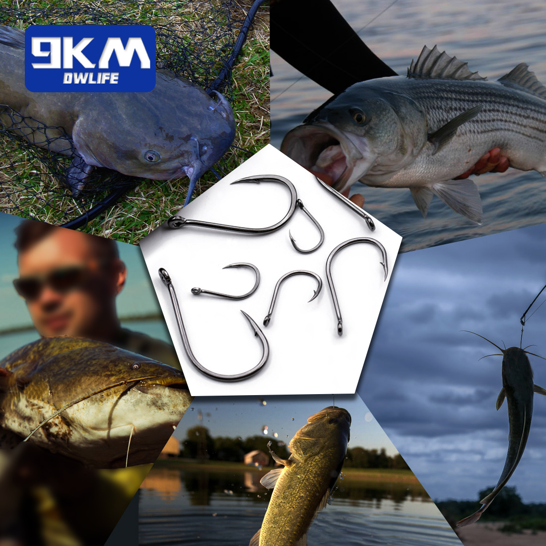 9KM Iseama Fishing Hooks 50~20 - огляд і ціна Fishing Hook Assortment