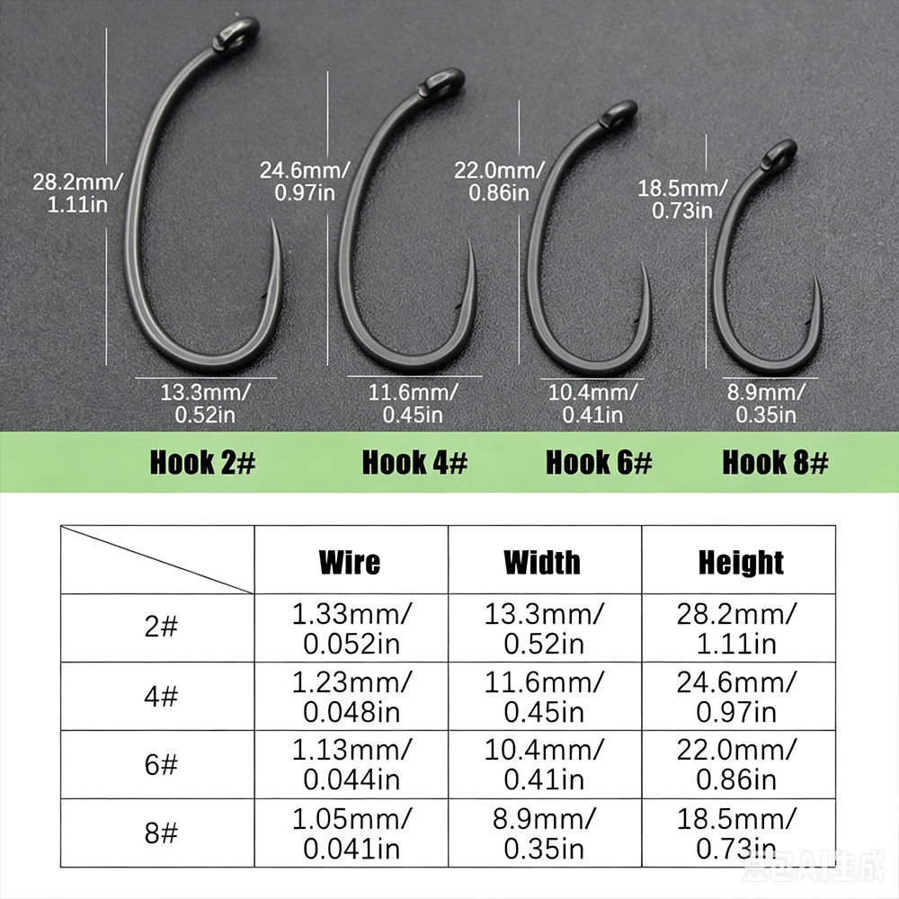 10pcs Carp Fishing Hook Klor X - огляд і ціна Fishing Hook Assortment