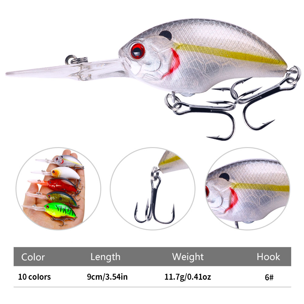 HENGJIA 11.7G 9CM Fishing Lure - огляд і ціна Fishing Hook Treble